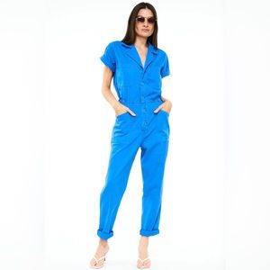 NWT Pistola Grover Field jumpsuit purist blue